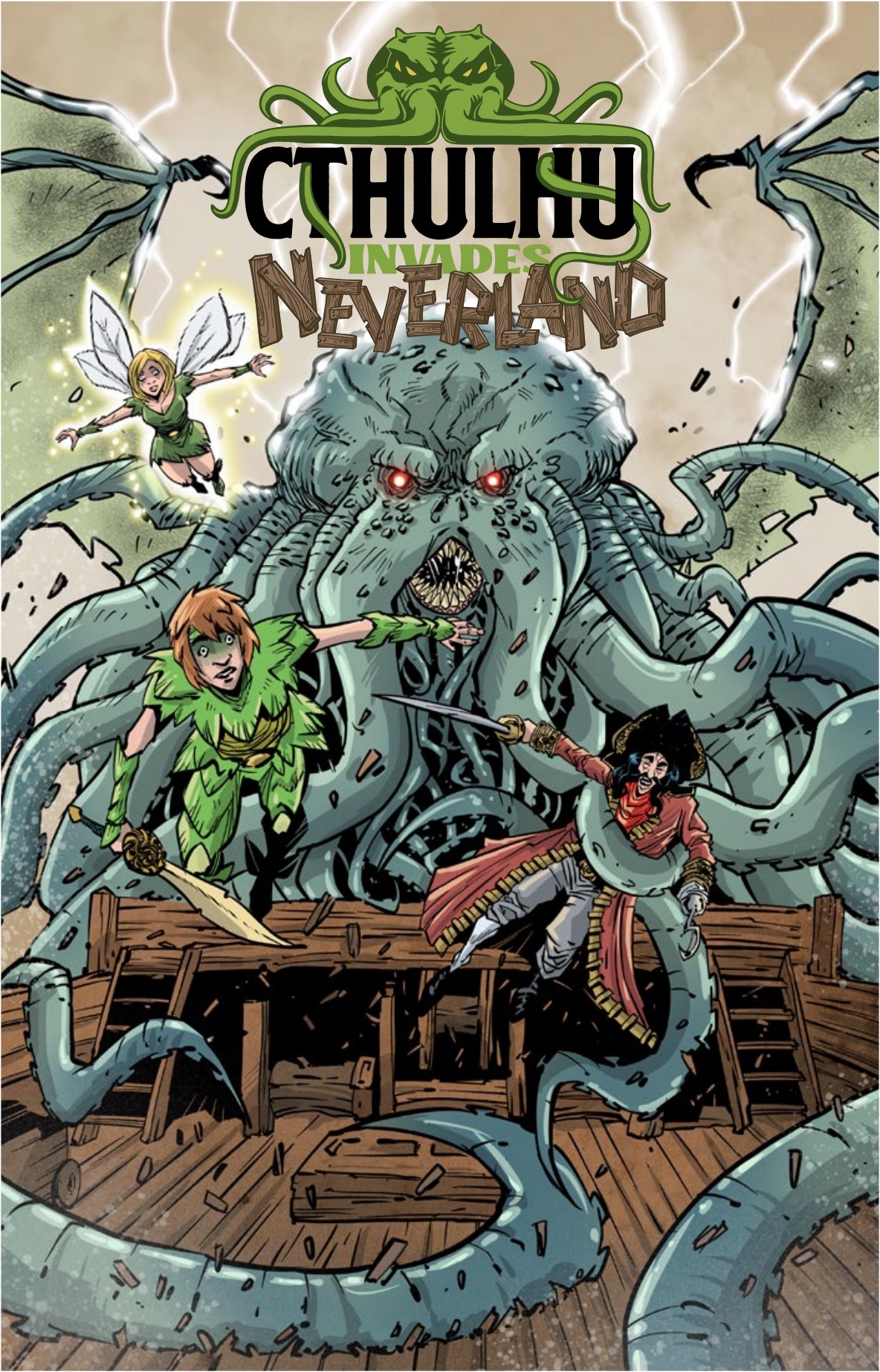 Cthulhu Invades Neverland cover